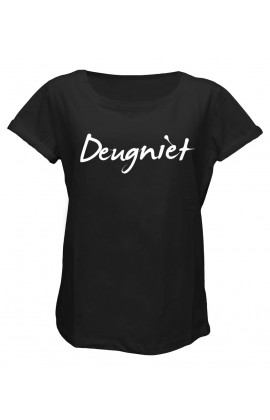 Dames - Deugniet shirt zwart