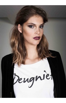 Dames - Deugniet shirt wit loose