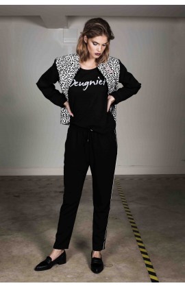 Dames - Deugniet shirt zwart